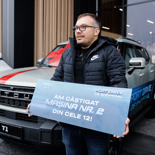 Cu PORT Drive de Shopping câștigi 12 MAȘINI!