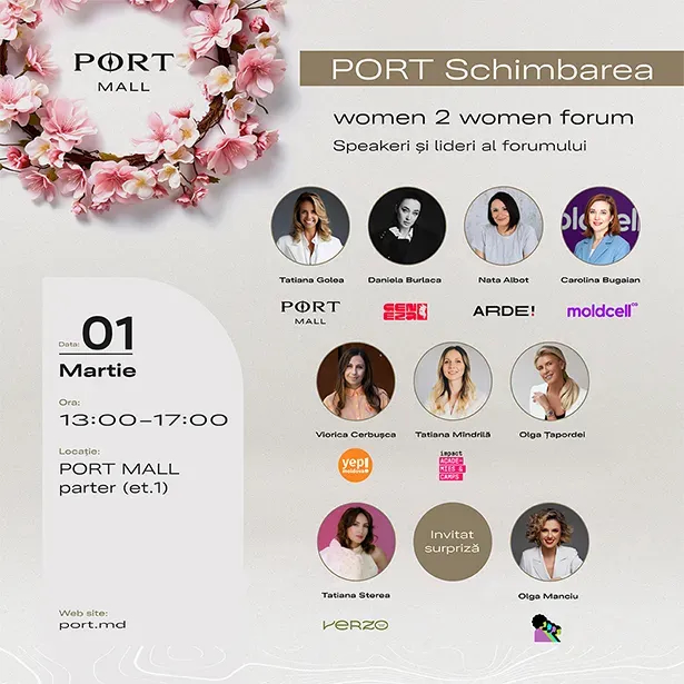 PORT Schimbarea – women to women forum