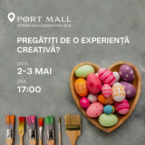 PREGĂTIȚI DE O EXPERIENȚĂ CREATIVĂ?