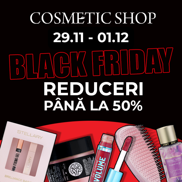 BLACK FRIDAY la Cosmetic Shop: reduceri de până la 50% la toată cosmetica! 