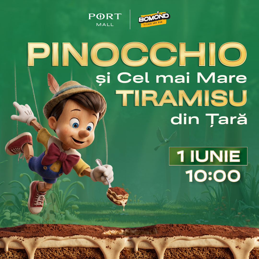 Pinocchio and the Biggest Tiramisù in the Country 