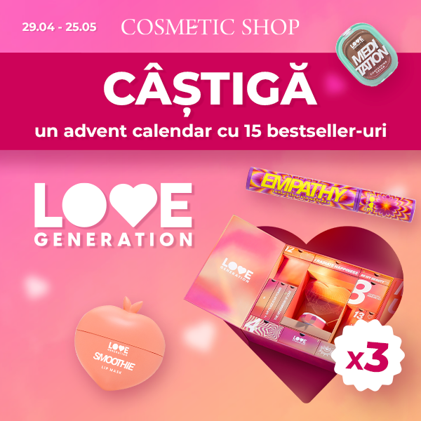  Câștigă un calendar advent Love Generation!