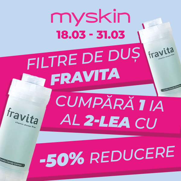 Cumpără 1 filtru de duș, iar al 2 cu 50% Doar în My Skin