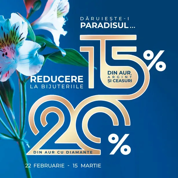 Reduceri de 8 Martie la Paradis